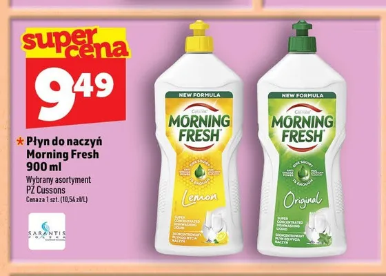 Płyn do naczyń Morning Fresh Lemon promocja w TOPAZ