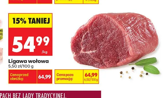 Ligawa wołowa promocja w Biedronka