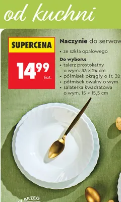 Talerz do serwowania - talerz głęboki promocja w Biedronka