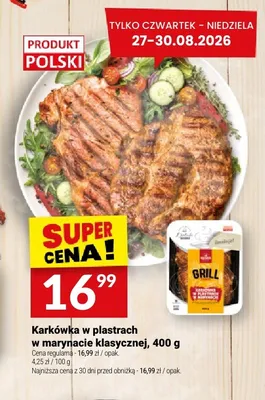 Karkówka w plastrach w marynacie klasycznej Białecki promocja w Twój Market