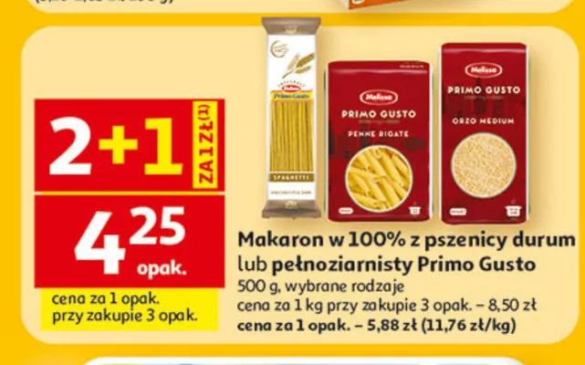 Makaron Primo Gusto promocja w Auchan