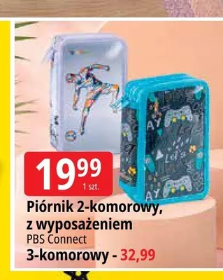 Piórnik 3-komorowy z wyposażeniem PBS Connect promocja w Leclerc
