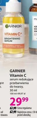 Serum Vitamin C redukujące przebarwienia do twarzy promocja w Hebe