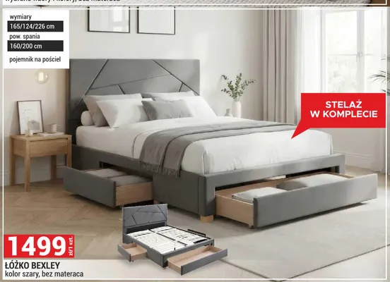 Łóżko Bexley promocja w Merkury Market