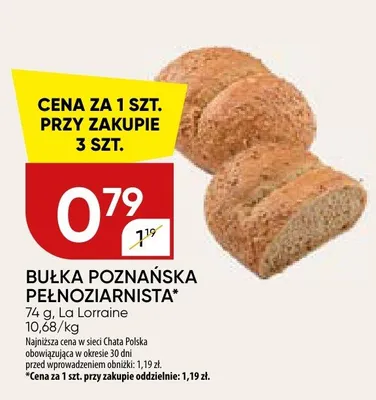 Bułka poznańska pełnoziarnista promocja w Chata Polska