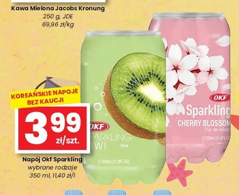 Napój OKF Sparkling promocja w emma MARKET