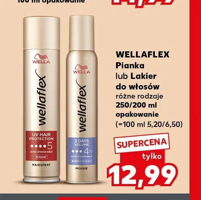 Lakier do włosów Wellaflex promocja w Kaufland