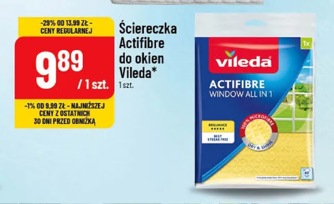 Ściereczka Actifibre do okien promocja w POLOmarket