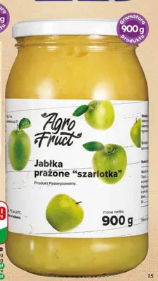 Jabłka prażone szarlotka Agro Fruct promocja w Dino