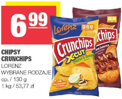 Chipsy Crunchips promocja w SPAR