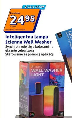Inteligentna lampa ścienna Wall Washer Lsc Smart Connect promocja w Action