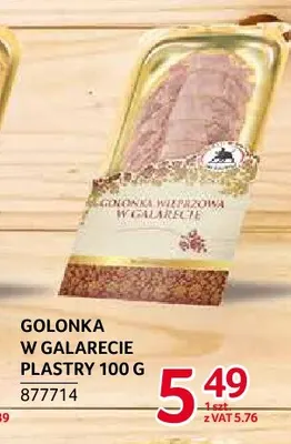 Golonka w galarecie plastry ZMB Białystok promocja w Selgros