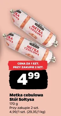 Metka cebulowa Stół Sołtysa promocja w Netto