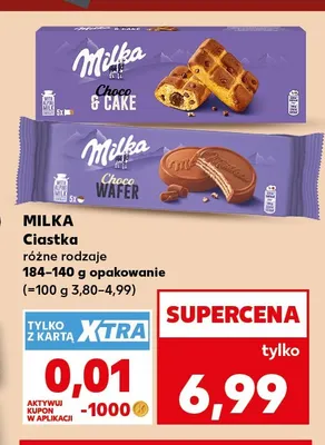 Ciastka Milka promocja w Kaufland