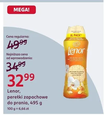 Perełki zapachowe do prania Lenor promocja