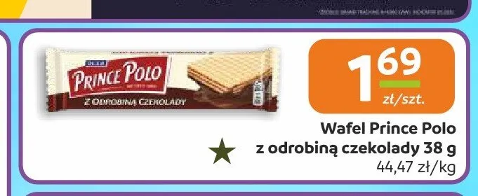 Wafel Prince Polo z odrobiną czekolady promocja w Społem Częstochowa