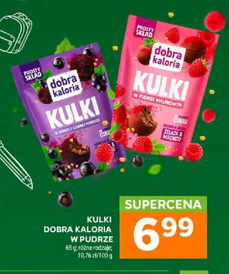 Kulki w pudrze z czarnej porzeczki Dobra Kaloria promocja w Stokrotka