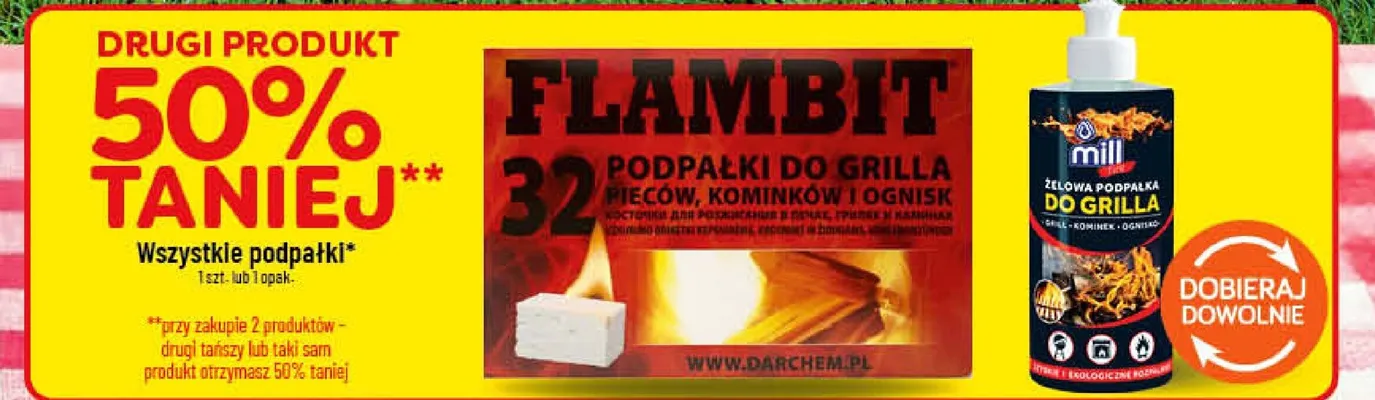 Żelowa podpałka do grilla Mill promocja w POLOmarket