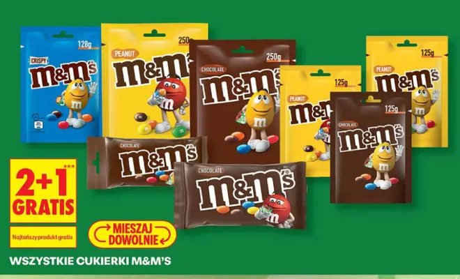 Cukierki M & M's promocja w Biedronka