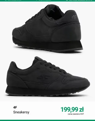 Sneakersy 4F promocja w Deichmann