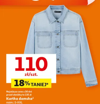 Kurtka damska promocja w Auchan