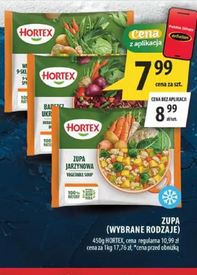 Zupa mrożona Barszcz ukraiński Hortex promocja w Arhelan