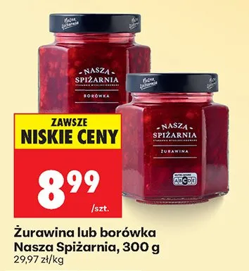 Borówka promocja w Biedronka
