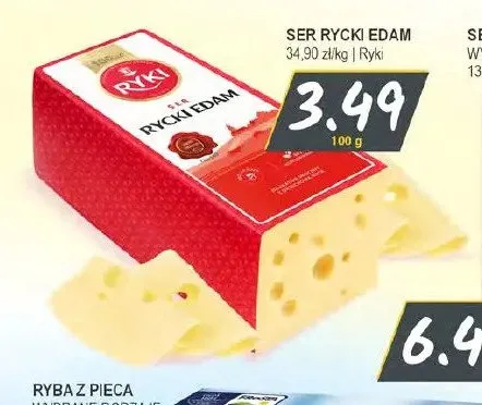 Ser Rycki Edam Ryki promocja w Słoneczko