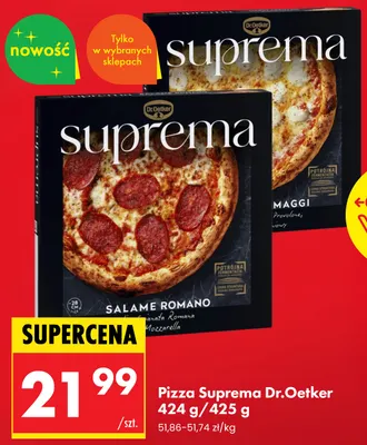 Pizza Suprema Cinque Formaggi Dr.Oetker promocja w Biedronka