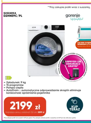 Suszarka Gorenje D2HNE9C/PL promocja w Max Elektro