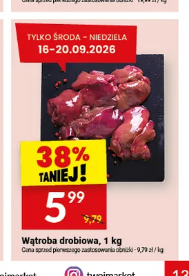 Wątroba drobiowa promocja w Twój Market