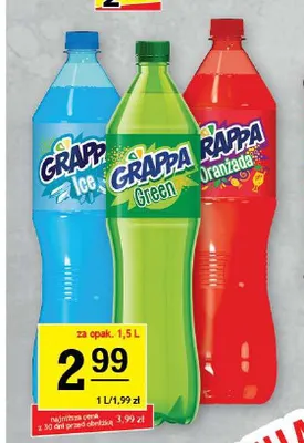 Napój gazowany Grappa Green promocja w Gram Market