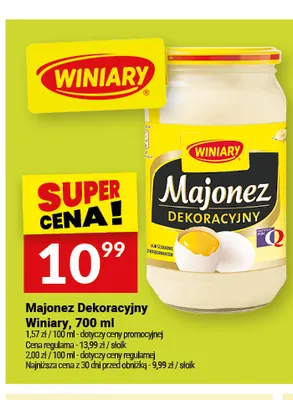 Majonez Dekoracyjny Winiary promocja w Twój Market