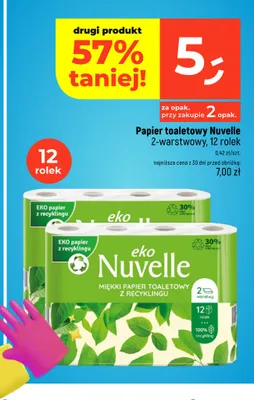 Papier toaletowy Nuvelle 2-warstwowy 12-pak promocja w Dealz