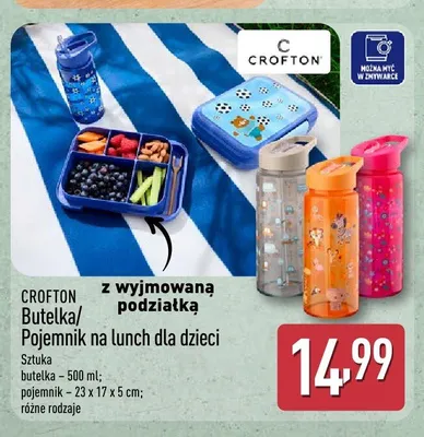 Pojemnik na lunch dla dzieci Crofton promocja w Aldi