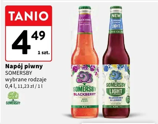 Napój piwny Blackberry Twist / Light promocja w Intermarche