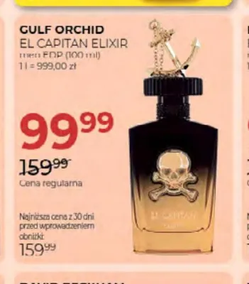 Woda perfumowana Gulf Orchid El Capitan Elixir promocja w Drogerie Jawa