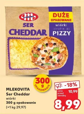 Ser Cheddar wiórki promocja w Kaufland