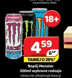 Napój energetyczny Monster Juiced promocja w Delfin