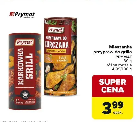 Mieszanka przypraw do grilla promocja w Carrefour Market