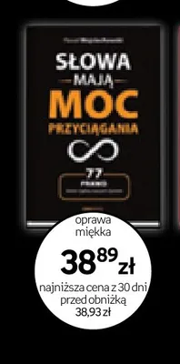 Książka Słowa mają moc przyciągania promocja w Empik