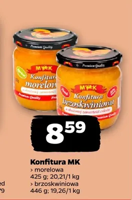 Konfitura MK brzoskwiniowa promocja w Netto
