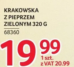 Krakowska z pieprzem zielonym 320 g promocja w Selgros