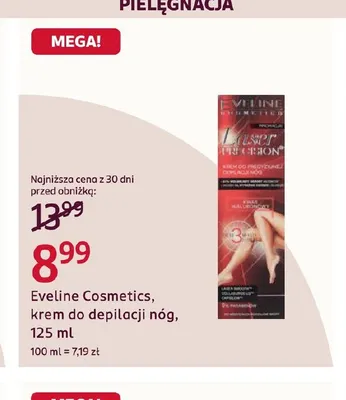 Krem do depilacji nóg Eveline Cosmetics promocja w Rossmann