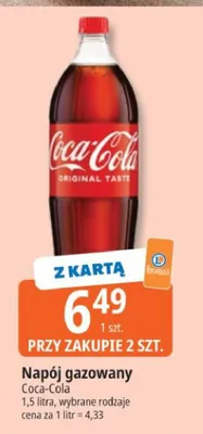 Napój gazowany Coca-Cola promocja w Leclerc