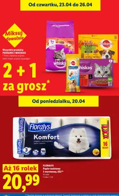 Karma dla psów Pedigree promocja w Lidl