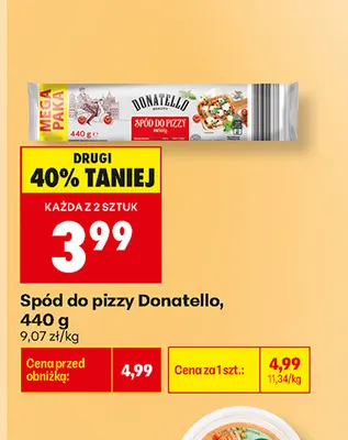 Spód do pizzy Donatello promocja w Biedronka