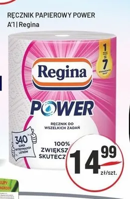 Ręcznik papierowy Power Regina promocja w Sedal