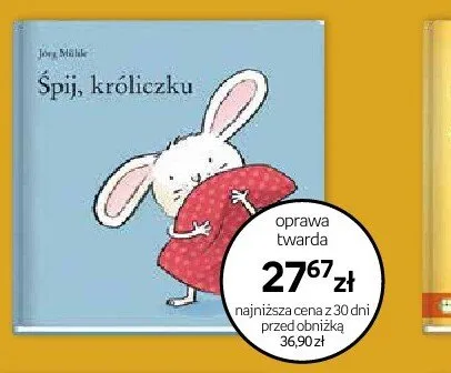 Książka Śpij, króliczku oprawa twarda promocja w Dzień Dziecka