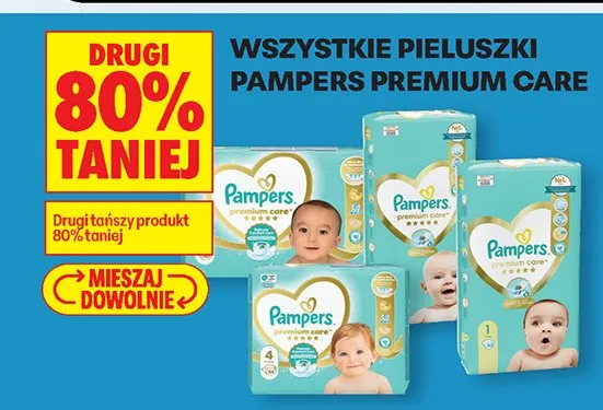 Pieluszki Premium Care promocja w Biedronka
